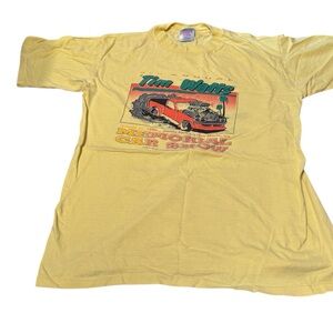 Vintage car show shirt Tim Watts vintage memorial car show shirt size XL